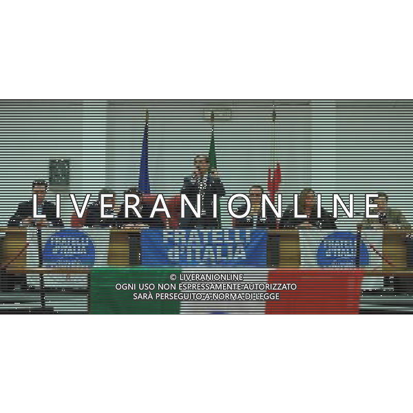 Milano-Fratelli d\'Italia-Alleanza Nazionale incontra il candidato Sindaco Stefano Parisi Milano - 05.03.2016 Nella Foto:Fratelli d\'Italia-Alleanza Nazionale incontra il candidato Sindaco Stefano Parisi per un confronto pubblico sul tema \'Periferie:sicurezza,traffico e innovazione\'. Ignazio La Russa, Stefano Parisi,Riccardo De Corato,Carlo Fidanza,Marcos Osnato,Paola Frassinetti,Vincenzo Viola capogruppo in zona 3 FI-AN /Ph.Vitez-Ag. Aldo Liverani