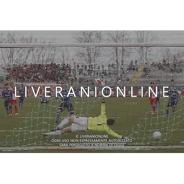 RIMINI vs PISA, Campionato di Calcio Lega Pro, Girone B, 25Âª giornata, 05/03/2016. nella foto: IL GOAL SU RIGORE DEL PPISA, Â©Claudio Zamagni/ Agenzia Aldo Liverani s.a.s.