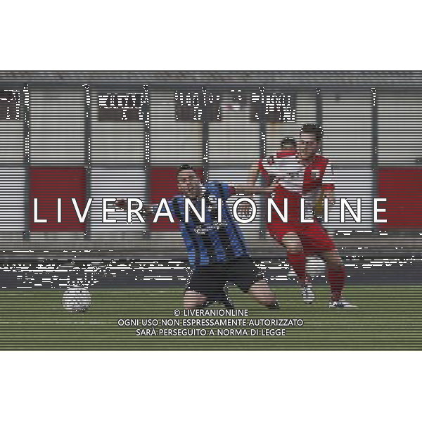 RIMINI vs PISA, Campionato di Calcio Lega Pro, Girone B, 25Âª giornata, 05/03/2016. nella foto: MANNINI, ATTERRATO, Â©Claudio Zamagni/ Agenzia Aldo Liverani s.a.s.
