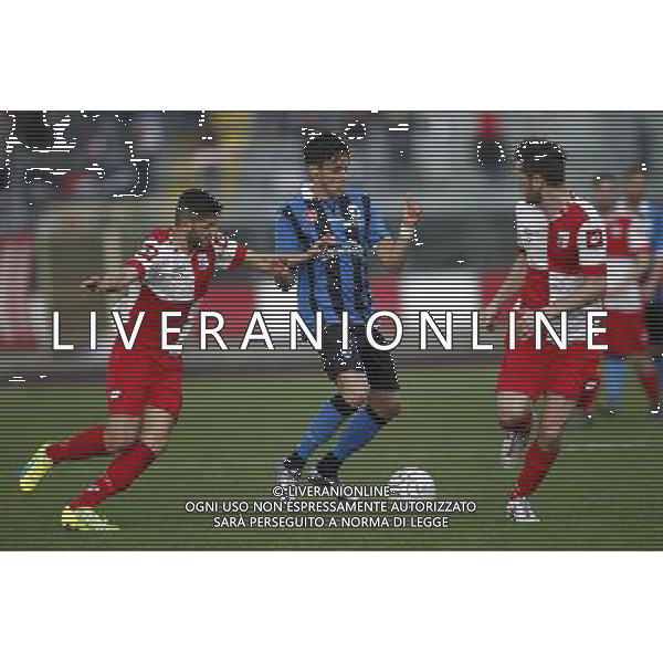 RIMINI vs PISA, Campionato di Calcio Lega Pro, Girone B, 25Âª giornata, 05/03/2016. nella foto: LORES, MARCATO, Â©Claudio Zamagni/ Agenzia Aldo Liverani s.a.s.
