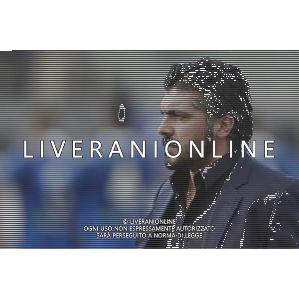 RIMINI vs PISA, Campionato di Calcio Lega Pro, Girone B, 25Âª giornata, 05/03/2016. nella foto: L\'ALLENATORE GENNARO GATTUSO, DETERMINATO, Â©Claudio Zamagni/ Agenzia Aldo Liverani s.a.s.