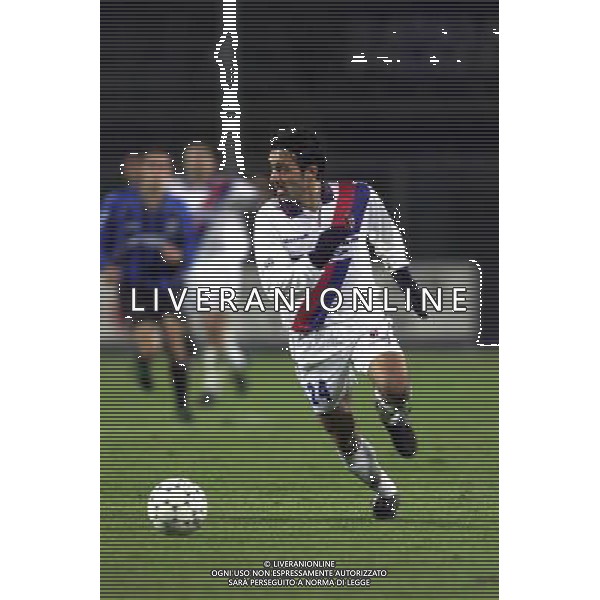 bergamo 29/11/01 coppa italia 01/02 atalanta - bologna nella foto pecchia fabio foto aldo liverani 