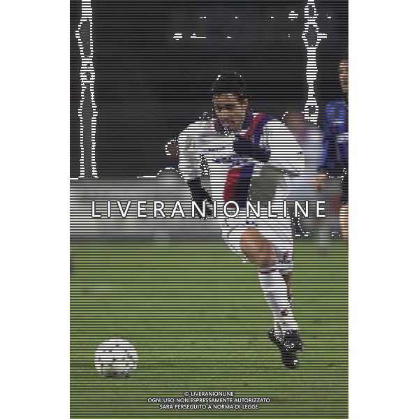 bergamo 29/11/01 coppa italia 01/02 atalanta - bologna nella foto pecchia fabio foto aldo liverani 