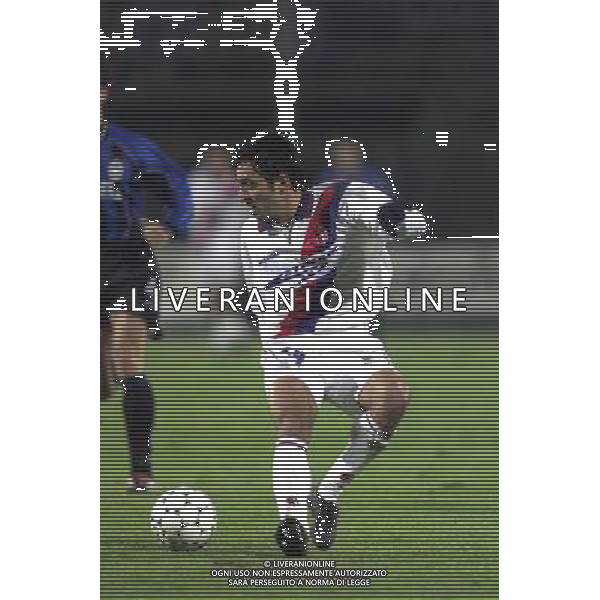 bergamo 29/11/01 coppa italia 01/02 atalanta - bologna nella foto pecchia fabio foto aldo liverani 