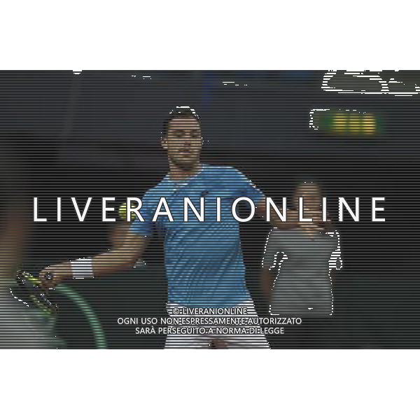 Coppa Davis, Italia vs Svizzera, primo turno del gruppo mondiale Davis Cup BNP Paribas, 06/03/2016, nella foto: CECCHINATO, RISPONDE, ©Claudio Zamagni/Agenzia Aldo Liverani s.a.s.