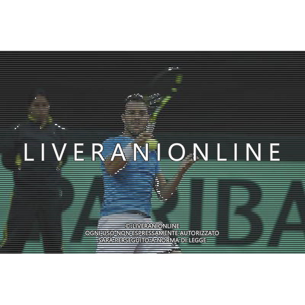 Coppa Davis, Italia vs Svizzera, primo turno del gruppo mondiale Davis Cup BNP Paribas, 06/03/2016, nella foto: CECCHINATO, IN AZIONE, ©Claudio Zamagni/Agenzia Aldo Liverani s.a.s.