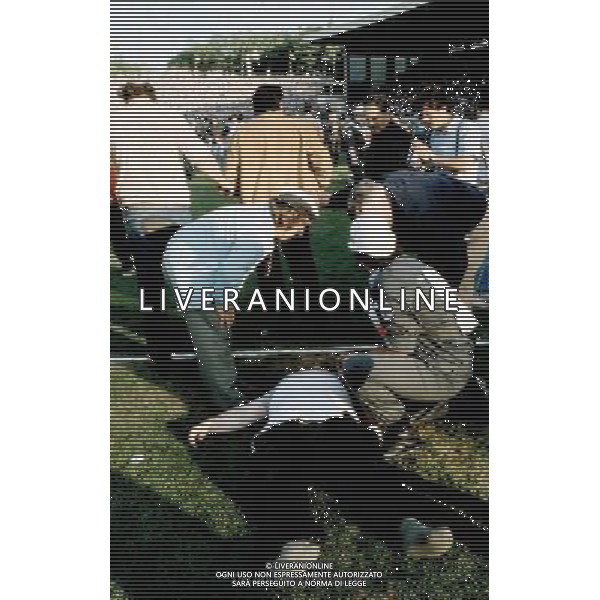 FINALE DI COPPA CAMPIONI JUVENTUS-LIVERPOOL A BRUXELLES STADIO HEYSEL 29/05/1985 NELLA FOTO LA TRAGEDIA CON TRENTANOVE VITTIME AGENZIA GIOVANNI LIVERANI-ALDO LIVERANI S A S