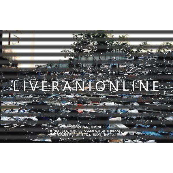 FINALE DI COPPA CAMPIONI JUVENTUS-LIVERPOOL A BRUXELLES STADIO HEYSEL 29/05/1985 NELLA FOTO LA TRAGEDIA CON TRENTANOVE VITTIME AGENZIA GIOVANNI LIVERANI-ALDO LIVERANI S A S