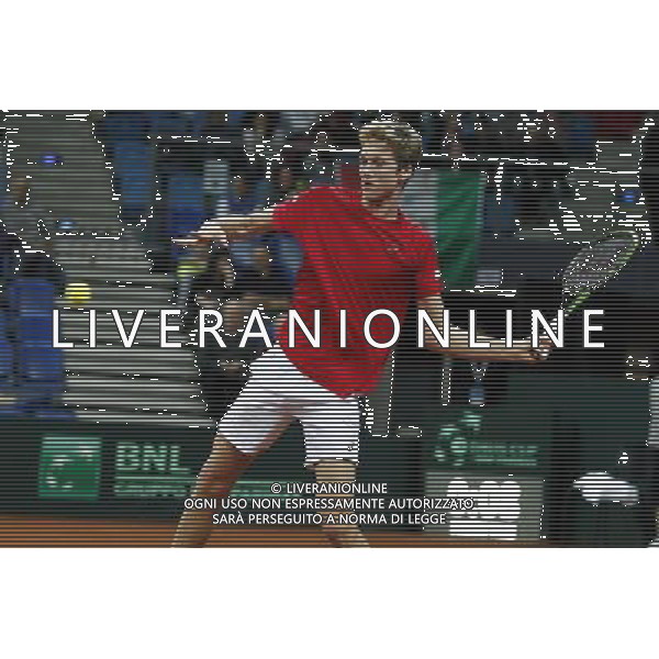 Coppa Davis, Italia vs Svizzera, primo turno del gruppo mondiale Davis Cup BNP Paribas, 06/03/2016, nella foto: BELLIER, IN AZIONE, ©Claudio Zamagni/Agenzia Aldo Liverani s.a.s.