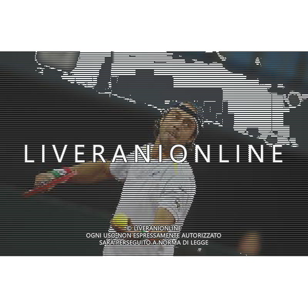 Coppa Davis, Italia vs Svizzera, primo turno del gruppo mondiale Davis Cup BNP Paribas, 06/03/2016, nella foto: PAOLO LORENZI, ALLA BATUTA, ©Claudio Zamagni/Agenzia Aldo Liverani s.a.s.