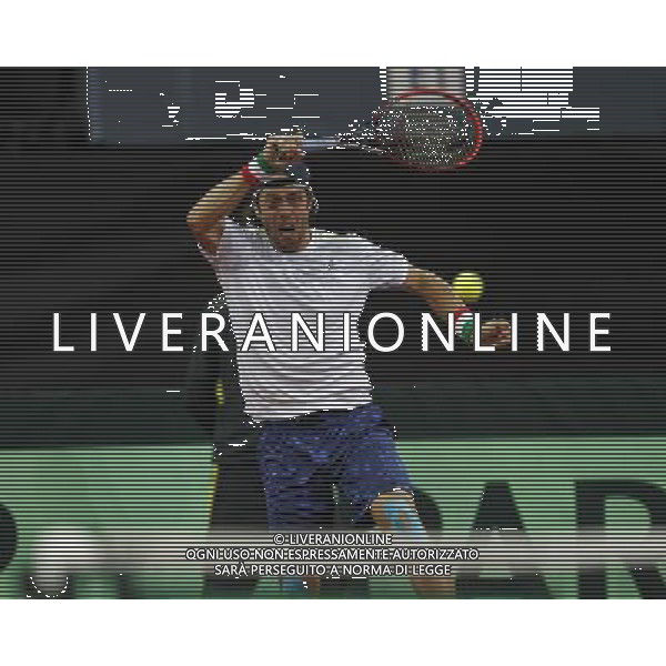 Coppa Davis, Italia vs Svizzera, primo turno del gruppo mondiale Davis Cup BNP Paribas, 06/03/2016, nella foto: PAOLO LORENZI, IN AZIONE, ©Claudio Zamagni/Agenzia Aldo Liverani s.a.s.