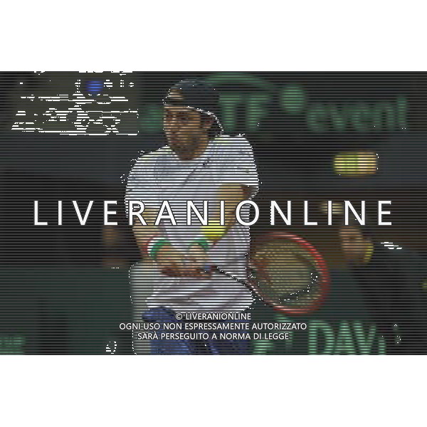 Coppa Davis, Italia vs Svizzera, primo turno del gruppo mondiale Davis Cup BNP Paribas, 06/03/2016, nella foto: PAOLO LORENZI, IN AZIONE, ©Claudio Zamagni/Agenzia Aldo Liverani s.a.s.