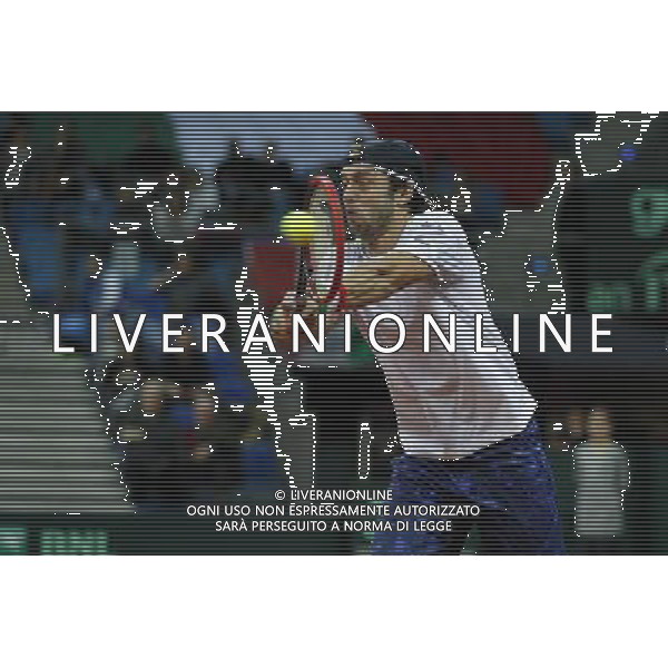 Coppa Davis, Italia vs Svizzera, primo turno del gruppo mondiale Davis Cup BNP Paribas, 06/03/2016, nella foto: PAOLO LORENZI, IN AZIONE, ©Claudio Zamagni/Agenzia Aldo Liverani s.a.s.