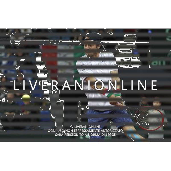 Coppa Davis, Italia vs Svizzera, primo turno del gruppo mondiale Davis Cup BNP Paribas, 06/03/2016, nella foto: PAOLO LORENZI, IN AZIONE, ©Claudio Zamagni/Agenzia Aldo Liverani s.a.s.