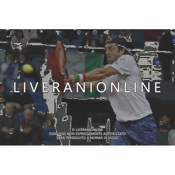 Coppa Davis, Italia vs Svizzera, primo turno del gruppo mondiale Davis Cup BNP Paribas, 06/03/2016, nella foto: PAOLO LORENZI, IN AZIONE, ©Claudio Zamagni/Agenzia Aldo Liverani s.a.s.