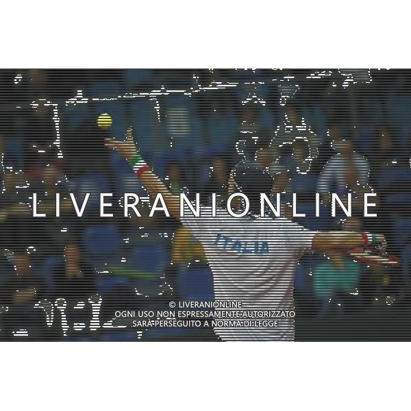 Coppa Davis, Italia vs Svizzera, primo turno del gruppo mondiale Davis Cup BNP Paribas, 06/03/2016, nella foto: PAOLO LORENZI, IN AZIONE, ©Claudio Zamagni/Agenzia Aldo Liverani s.a.s.