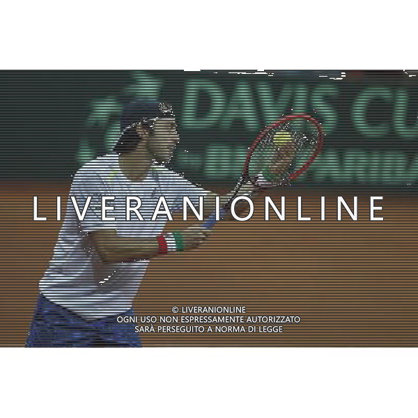 Coppa Davis, Italia vs Svizzera, primo turno del gruppo mondiale Davis Cup BNP Paribas, 06/03/2016, nella foto: PAOLO LORENZI, ©Claudio Zamagni/Agenzia Aldo Liverani s.a.s.