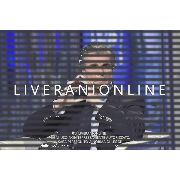 Alfio Marchini, candidato sindaco con una sua lista civica a Sindaco di Roma, ospite della trasmissione televisiva \'Porta a Porta\' 07/03/2016 Â©Corradetti / AGENZIA ALDO LIVERANI SAS