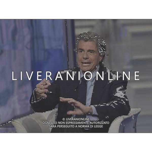 Alfio Marchini, candidato sindaco con una sua lista civica a Sindaco di Roma, ospite della trasmissione televisiva \'Porta a Porta\' 07/03/2016 Â©Corradetti / AGENZIA ALDO LIVERANI SAS