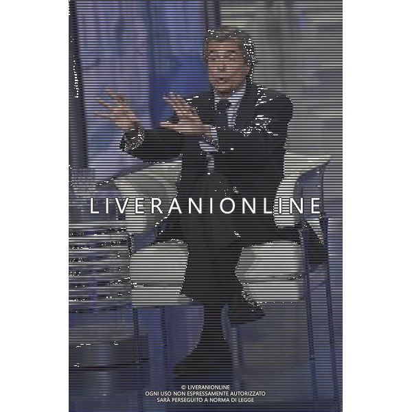 Alfio Marchini, candidato sindaco con una sua lista civica a Sindaco di Roma, ospite della trasmissione televisiva \'Porta a Porta\' 07/03/2016 Â©Corradetti / AGENZIA ALDO LIVERANI SAS