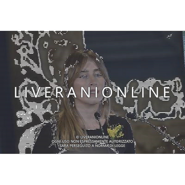 Celebrazione della Giornata Internazionale della Donna a Palazzo del Quirinale Roma 08 marzo 2016 nella foto Maria Elena Boschi ©Corradetti / AGENZIA ALDO LIVERANI SAS 