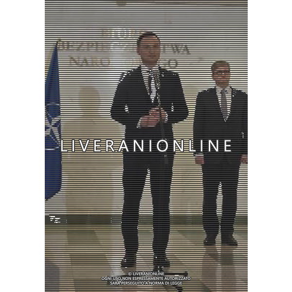 09.03.2016 WARSZAWA RADA BEZPIECZENSTWA WEWNETRZNEGO RBN Z UDZIALEM PREZYDENTA RP OSWIADCZENIE PREZYDENTA ANDRZEJA DUDY PO POSIEDZENIU RADY N/Z ANDRZEJ DUDA FOT DAMIAN BURZYKOWSKI / NEWSPIX.PL --- Newspix.pl Warsaw Poland National Security Council National Security Council - meeting with the President of Poland/ AGENZIA ALDO LIVERANI SAS - ITALY ONLY EDITORIAL USE ONLY - RIUNIONE DEL CONSIGLIO DI SICUREZZA NAZIONALE INTERNA ALLA PRESENZA DEL PRESIDENTE - VARSAVIA POLONIA 09/03/2016