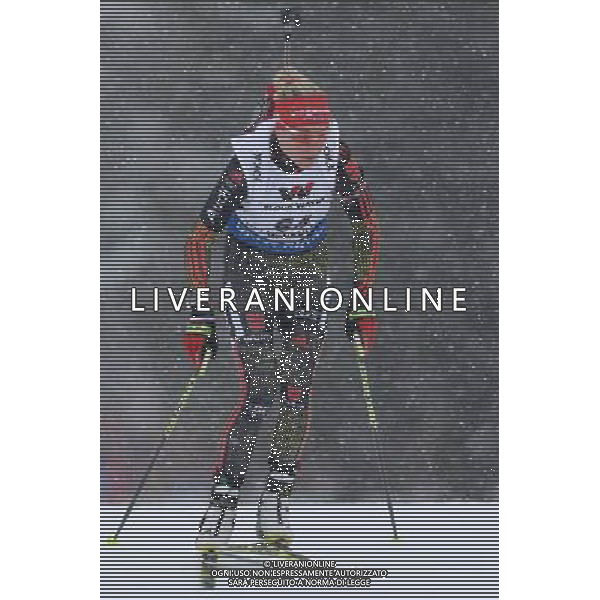 09.03.2016, Oslo, Holmenkollen, biatlon, mistrzostwa swiata, 15 km kobiet, Maren Hammerschmidt (GER), 15 km women individual, IBU Biathlon World Championships, fot. Tomasz Jastrzebowski / Foto Olimpik/NEWSPIX.PL --- Newspix.pl/ AGENZIA ALDO LIVERANI SAS - ITALY ONLY EDITORIAL USE ONLY - Campionato Mondiale di Biathlon - 15 km donne individuale , IBU Biathlon World Championships Oslo 09/03/2016
