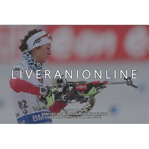 09.03.2016, Oslo, Holmenkollen, biatlon, mistrzostwa swiata, 15 km kobiet, Monika Hojnisz (POL), 15 km women individual, IBU Biathlon World Championships, fot. Tomasz Jastrzebowski / Foto Olimpik/NEWSPIX.PL --- Newspix.pl/ AGENZIA ALDO LIVERANI SAS - ITALY ONLY EDITORIAL USE ONLY - Campionato Mondiale di Biathlon - 15 km donne individuale , IBU Biathlon World Championships Oslo 09/03/2016