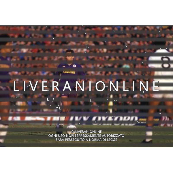 RETROSPETTIVA SERGIO BATTISTINI CALCIATORE NELLA FOTO SERGIO BATTISTINI CON LA MAGLIA DELLA FIORENTINA AG ALDO LIVERANI SAS