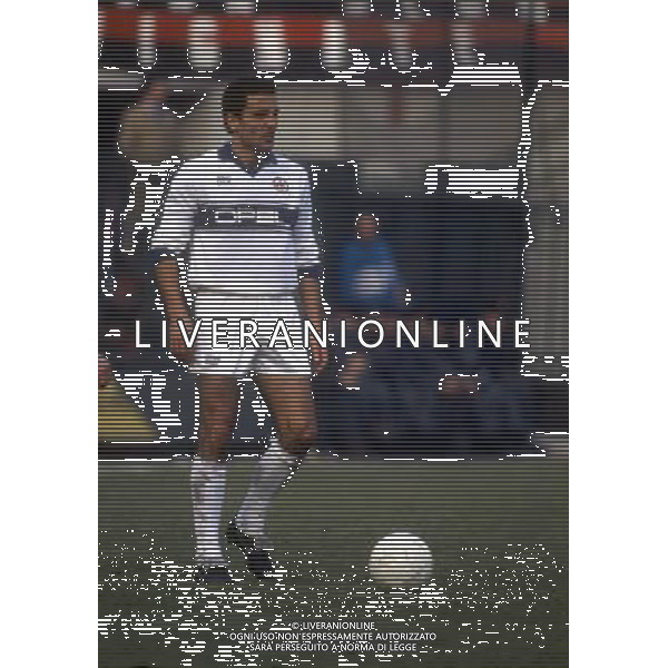 RETROSPETTIVA SERGIO BATTISTINI CALCIATORE NELLA FOTO SERGIO BATTISTINI CON LA MAGLIA DELLA FIORENTINA AG ALDO LIVERANI SAS