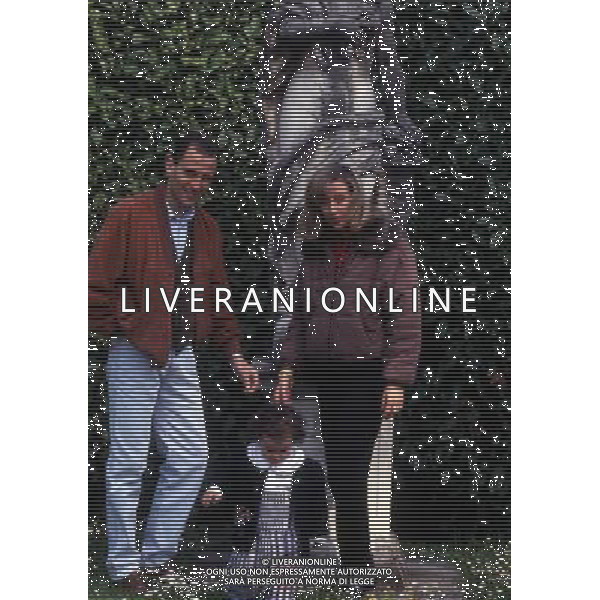 RETROSPETTIVA SERGIO BATTISTINI CALCIATORE NELLA FOTO SERGIO BATTISTINI CON LA MOGLIE E FIGLIA AG ALDO LIVERANI SAS