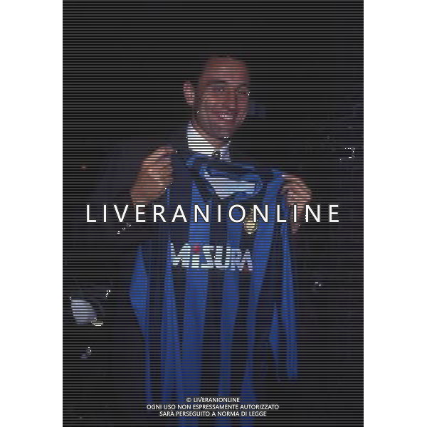 RETROSPETTIVA SERGIO BATTISTINI CALCIATORE NELLA FOTO SERGIO BATTISTINI CON LA MAGLIA DELL INTER AG ALDO LIVERANI SAS