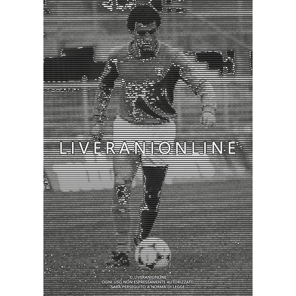 RETROSPETTIVA SERGIO BATTISTINI CALCIATORE NELLA FOTO SERGIO BATTISTINI CON LA MAGLIA DELLA NAZIONALE ITALIANA AG ALDO LIVERANI SAS