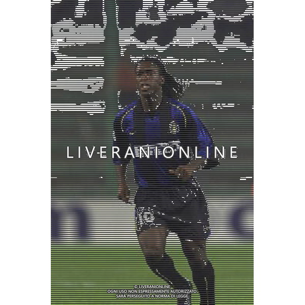 trieste 18/10/01 inter - wisla cracovia coppa uefa nella foto seedorf clerence foto aldo liverani