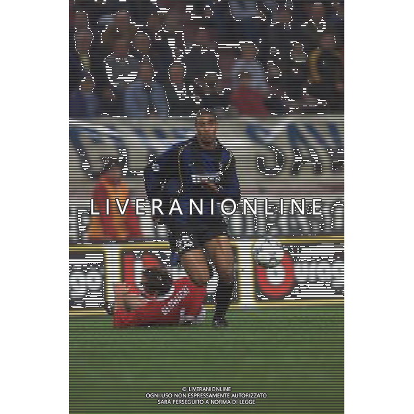 trieste 18/10/01 inter - wisla cracovia coppa uefa nella foto adriano foto aldo liverani