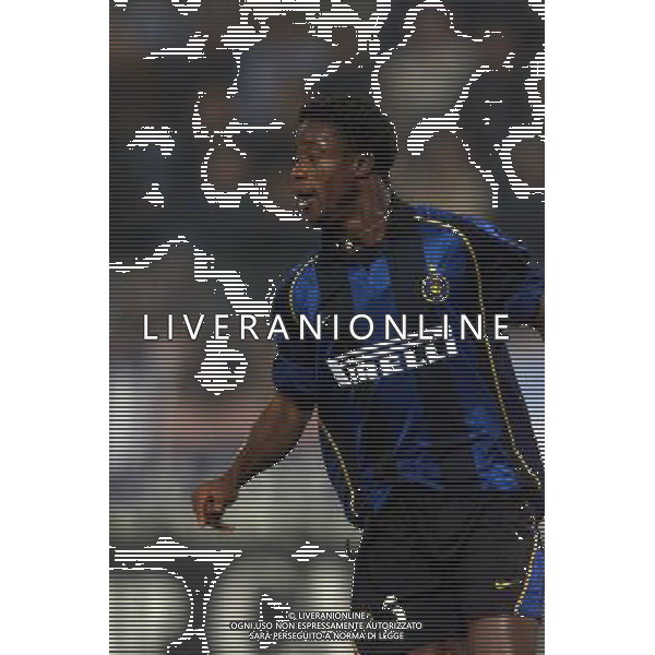 trieste 18/10/01 inter - wisla cracovia coppa uefa nella foto kallon mohamed foto aldo liverani