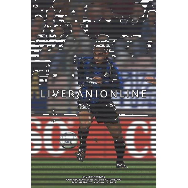 trieste 18/10/01 inter - wisla cracovia coppa uefa nella foto adriano foto aldo liverani