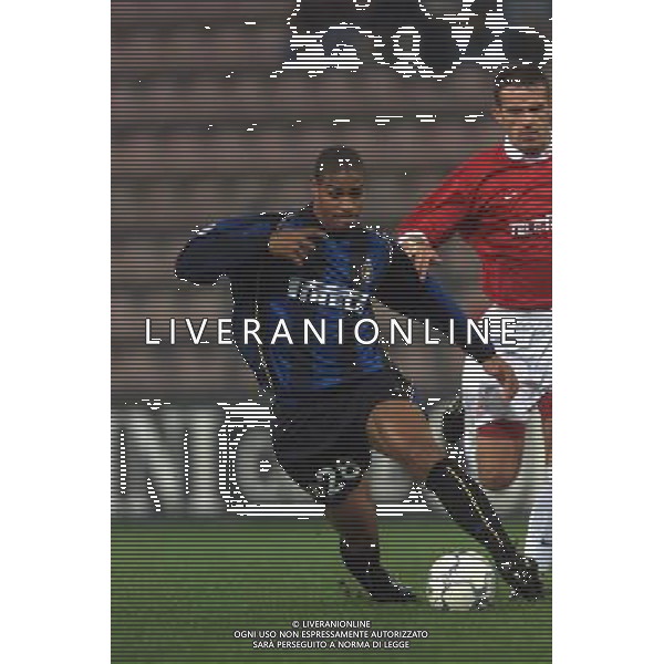 trieste 18/10/01 inter - wisla cracovia coppa uefa nella foto adriano foto aldo liverani