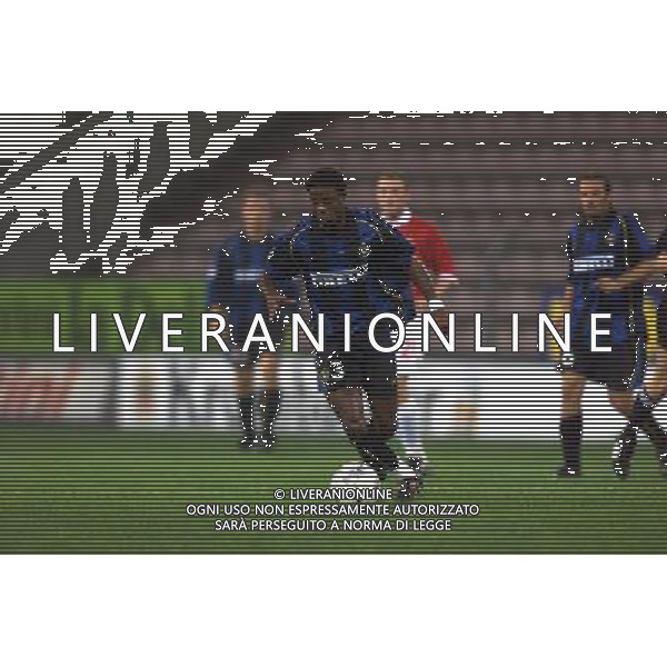 trieste 18/10/01 inter - wisla cracovia coppa uefa nella foto kallon mohamed foto aldo liverani