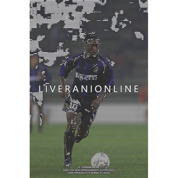 trieste 18/10/01 inter - wisla cracovia coppa uefa nella foto seedorf clarence foto aldo liverani