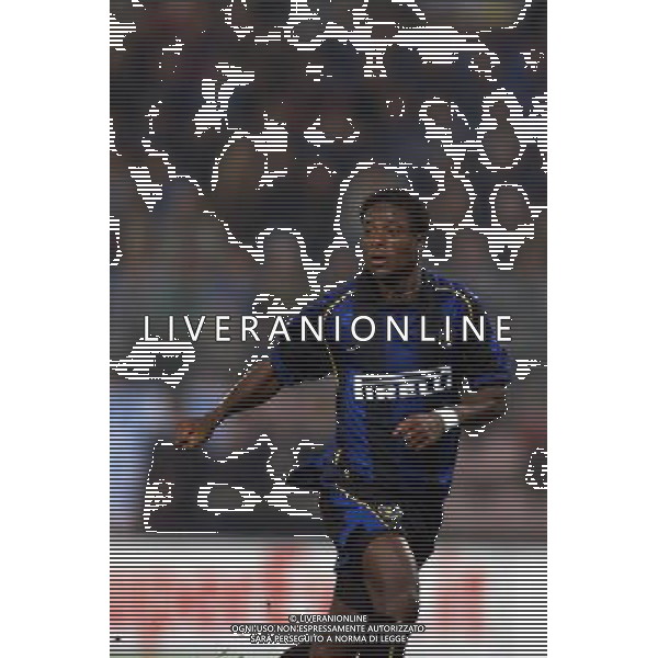 trieste 18/10/01 inter - wisla cracovia coppa uefa nella foto kallon mohamed foto aldo liverani