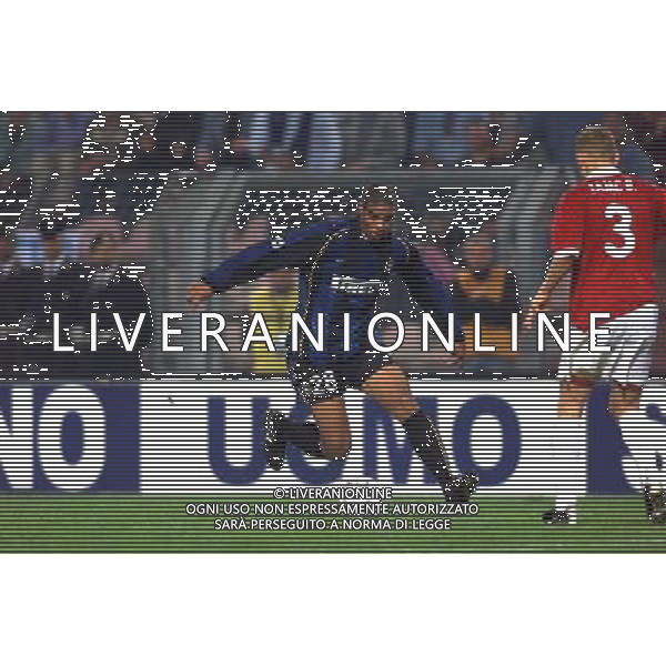trieste 18/10/01 inter - wisla cracovia coppa uefa nella foto adriano foto aldo liverani