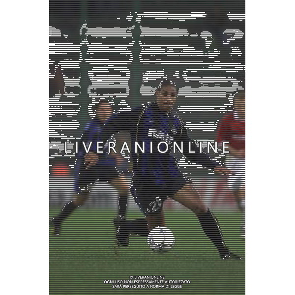 trieste 18/10/01 inter - wisla cracovia coppa uefa nella foto adriano foto aldo liverani