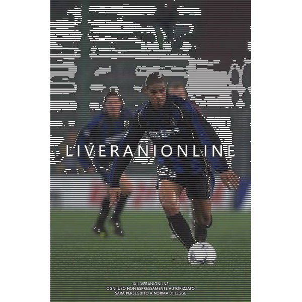 trieste 18/10/01 inter - wisla cracovia coppa uefa nella foto adriano foto aldo liverani