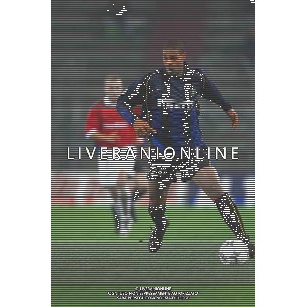 trieste 18/10/01 inter - wisla cracovia coppa uefa nella foto adriano foto aldo liverani