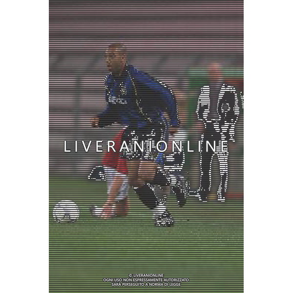trieste 18/10/01 inter - wisla cracovia coppa uefa nella foto dalmat stephane foto aldo liverani