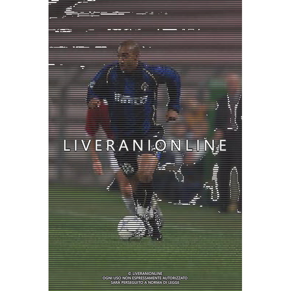 trieste 18/10/01 inter - wisla cracovia coppa uefa nella foto dalmat stephane foto aldo liverani