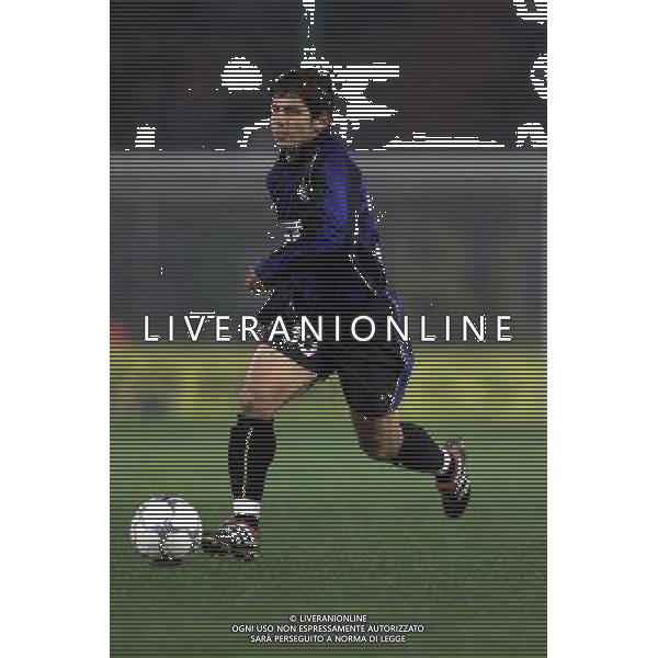 trieste 18/10/01 inter - wisla cracovia coppa uefa nella foto emre belozoglu foto aldo liverani