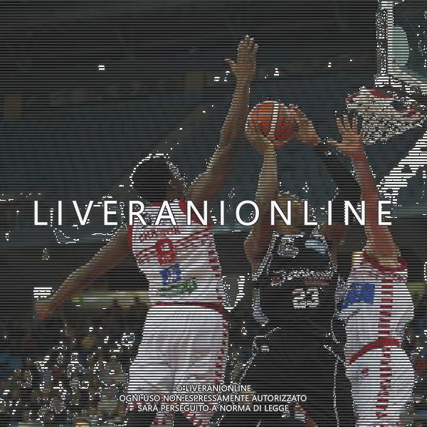 Lega Basket serie A, 6» giornata di ritorno, Consultinvest Pesaro vs Dolomiti Energia Trento 09/03/2016 nella foto: SUTTON, AL FERRO, CHRISTON, INTERCETTA, ©CLAUDIO ZAMAGNI/AGENZIA ALDO LIVERANI S.A.S.