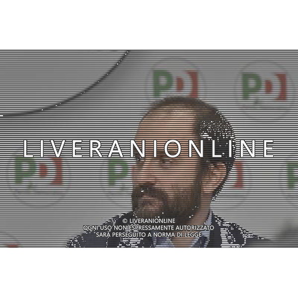 Roma Conferenza stampa sulla situazione della legalitÃ  a Ostia - Roma 10.03.2016 Sede Nazionale del PD - nella foto: Matteo Orfini / Ph. Corradetti - Ag. Aldo Liverani Sas